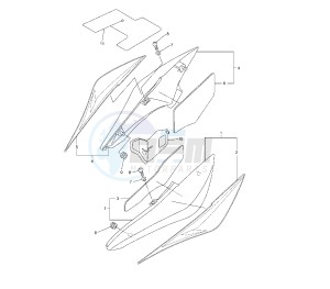 FZ6 FAZER S2 600 drawing SIDE COVERS