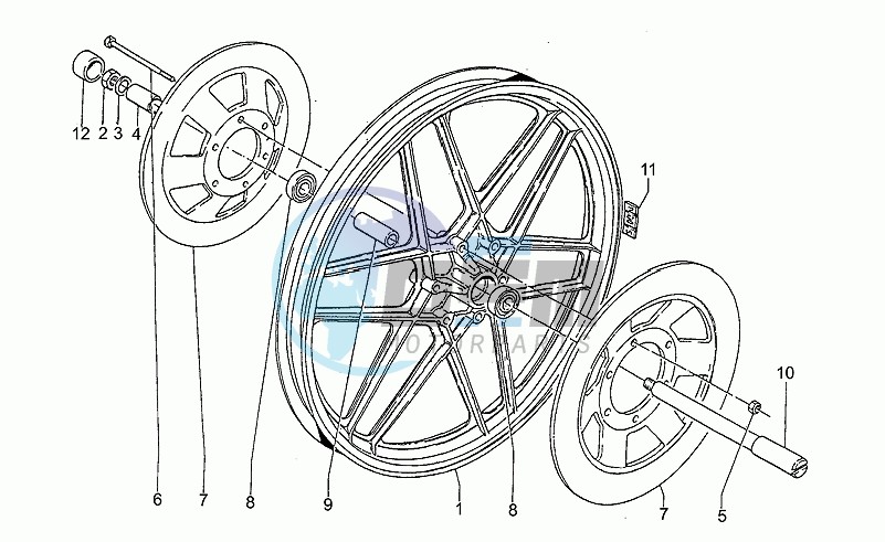 Frnt wh, alloy, 1st series