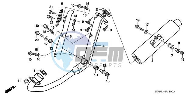 EXHAUST MUFFLER