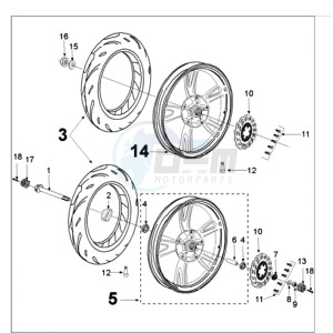 TWEET 50 A PMX drawing WHEELS