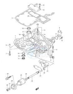 DF 90 drawing Engine Holder (S/N 680686 & Newer)