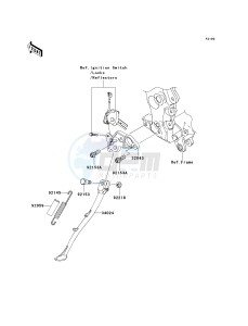 ZX 1400 A [NINJA ZX-14] (A6F-A7FA) A7FA drawing STAND-- S- -