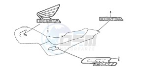 CB250 NIGHTHAWK drawing MARK (3)