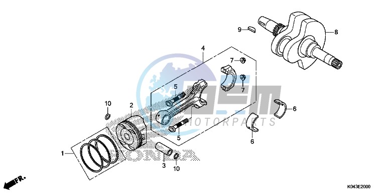 CRANKSHAFT/ PI STON