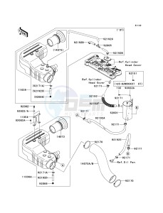 JT 1500 B [ULTRA 250X] (B7F-B8F) B8F drawing INTAKE SILENCER