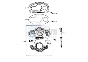 ELYSEO 125-150 - 125 cc drawing DASHBOARD UNIT