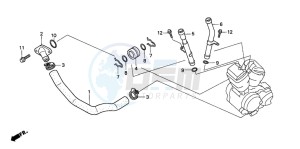 VT600C drawing WATER PIPE