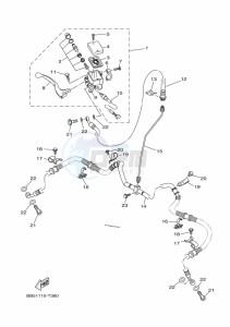 YFM450FWB YFM45KDHK (BJ5C) drawing FRONT MASTER CYLINDER