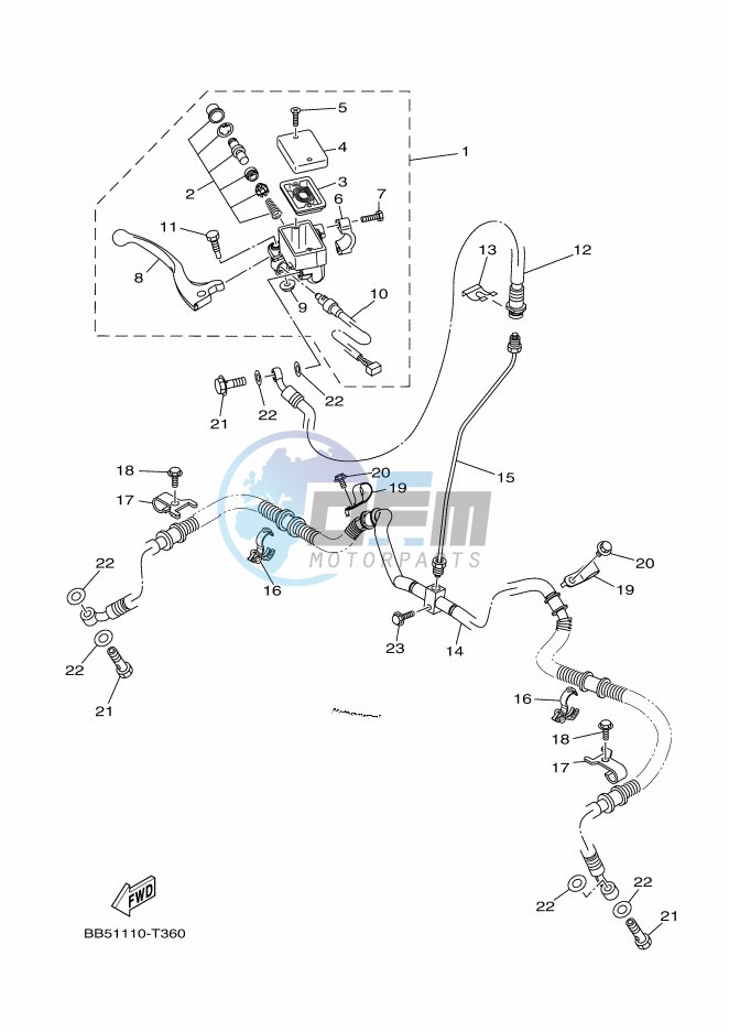 FRONT MASTER CYLINDER