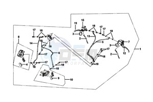 FNX 125 (GC12G1-EU) (L9) drawing CBS BRAKE SYSTEM