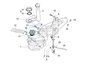 Liberty 4T RST 50 drawing Fuel Tank