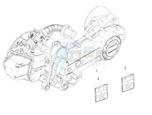 PRIMAVERA 50 4T-3V NOABS E4 (EMEA) drawing Engine, assembly