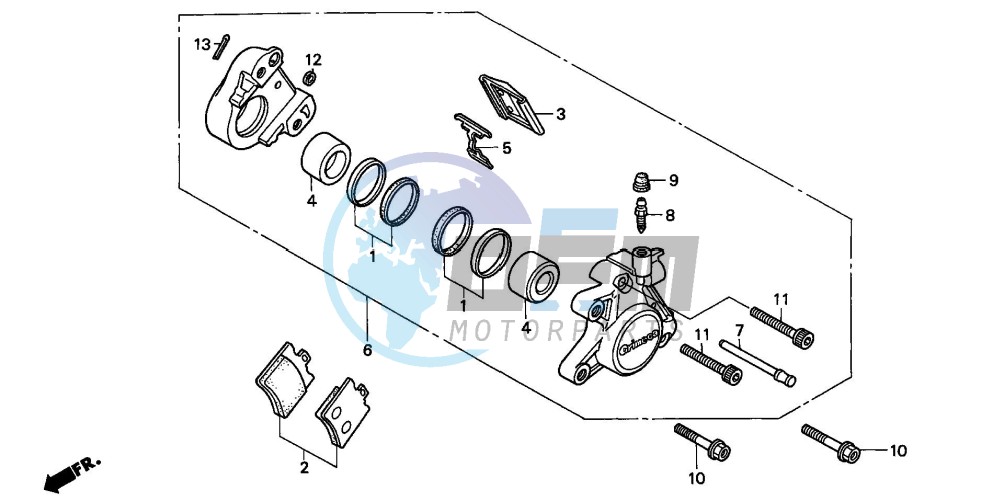 FRONT BRAKE CALIPER