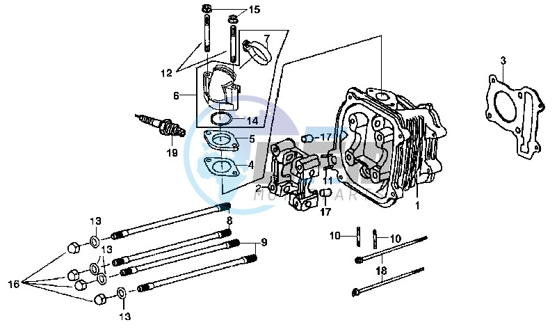 CYLINDER HEAD KPL.