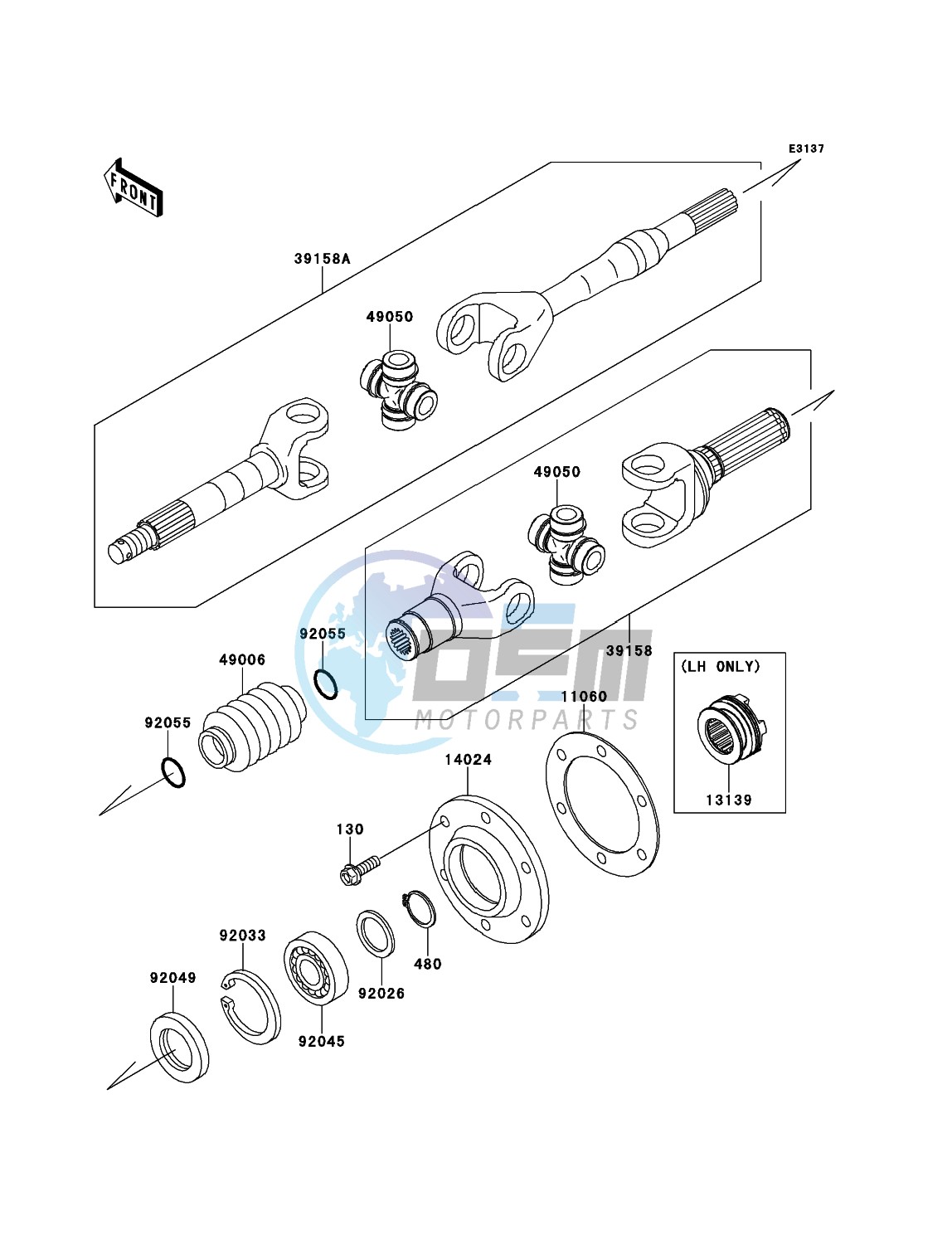 Drive Shaft-Rear