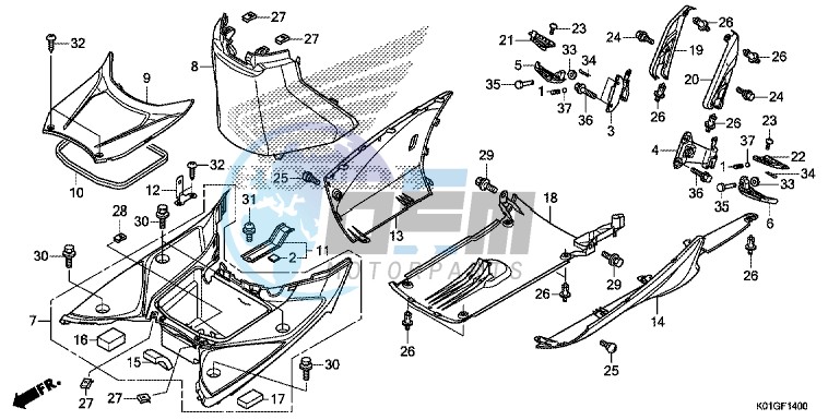 FLOOR STEP/ UNDER COVER