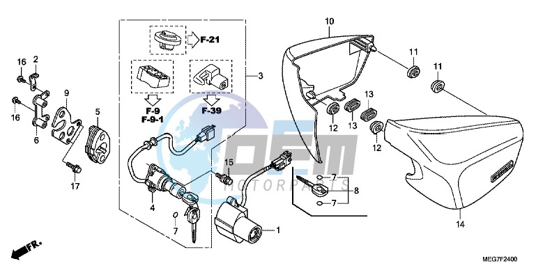 SIDE COVER (VT750C2B/C2S/CS/C/CA)