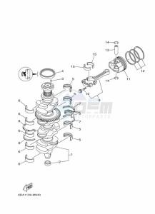 F200FETX drawing CRANKSHAFT--PISTON