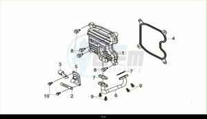 CRUISYM a 300 (LV30W2Z1-EU) (M2) drawing CYLINDER HEAD COVER