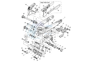 TT RE 600 drawing REAR ARM