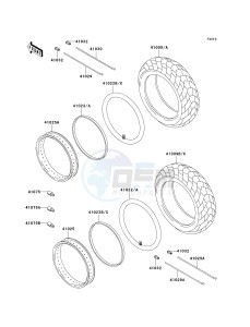 VN 1500 E [VULCAN 1500 CLASSIC] (E7) [VULCAN 1500 CLASSIC] drawing TIRES