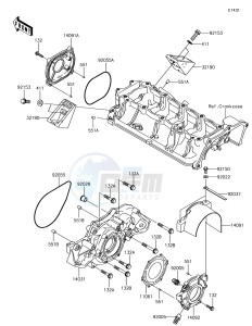 JET SKI STX-15F JT1500AHF EU drawing Engine Cover(s)