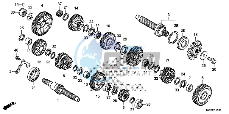 TRANSMISSION (NC700S/ SA)