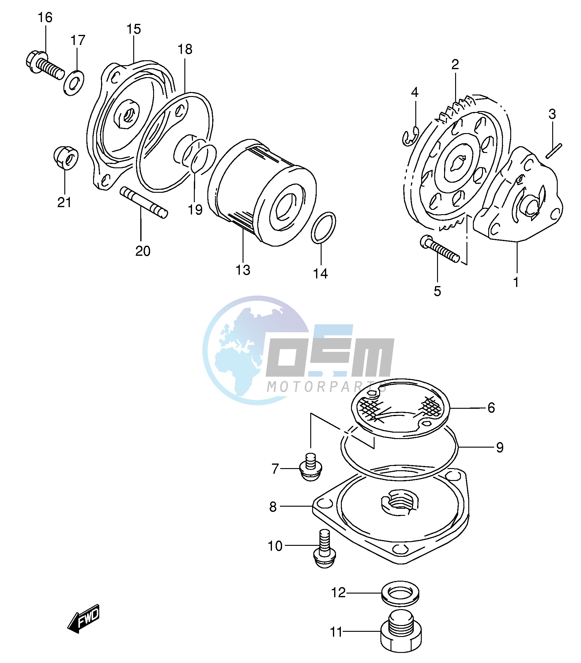 OIL PUMP FUEL PUMP