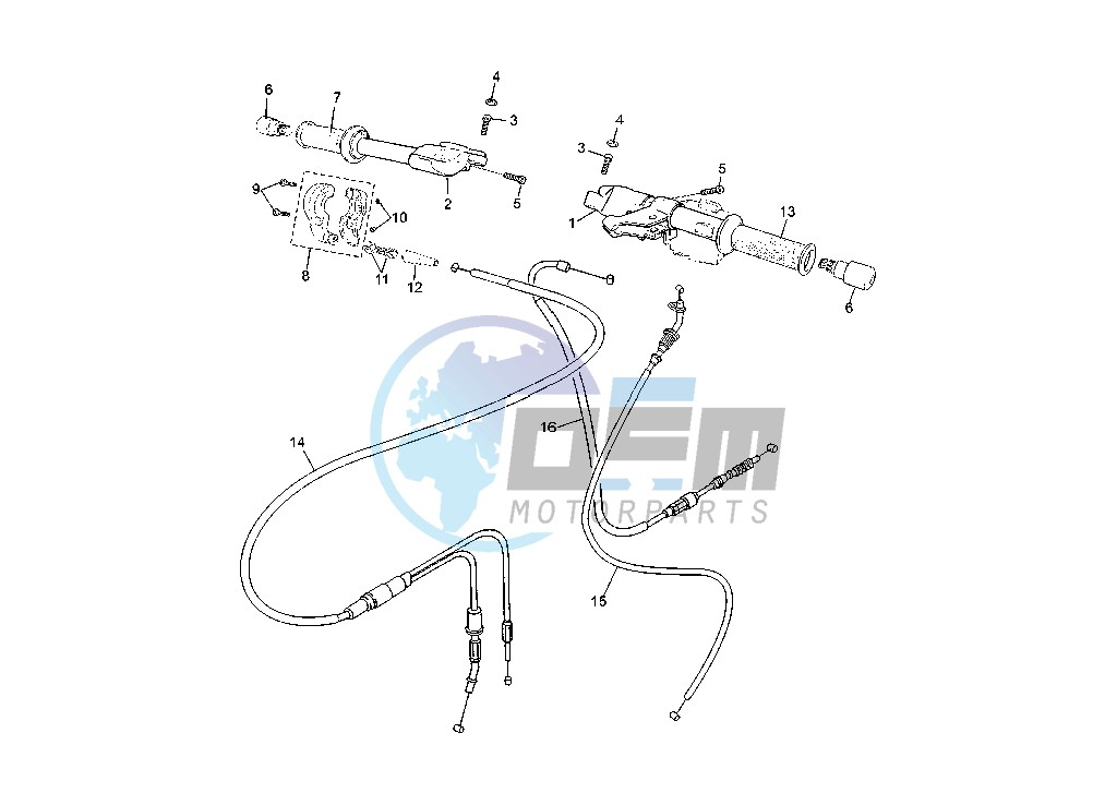 STEERING HANDLE- CABLE