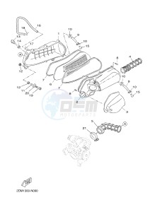 YPR125RA XMAX 125 ABS EVOLIS 125 ABS (2DM4) drawing INTAKE 2