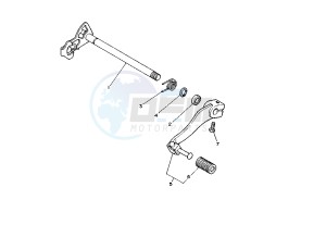 DT X 125 drawing SHIFT SHAFT