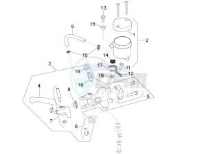 RSV4 1000 Racing Factory E4 ABS (EMEA, LATAM) drawing Front master cilinder