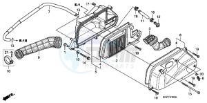 FES125B drawing AIR CLEANER