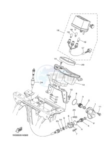 YFM350FWA YFM35FGD GRIZZLY 350 4WD (1NS8 1NS9) drawing METER