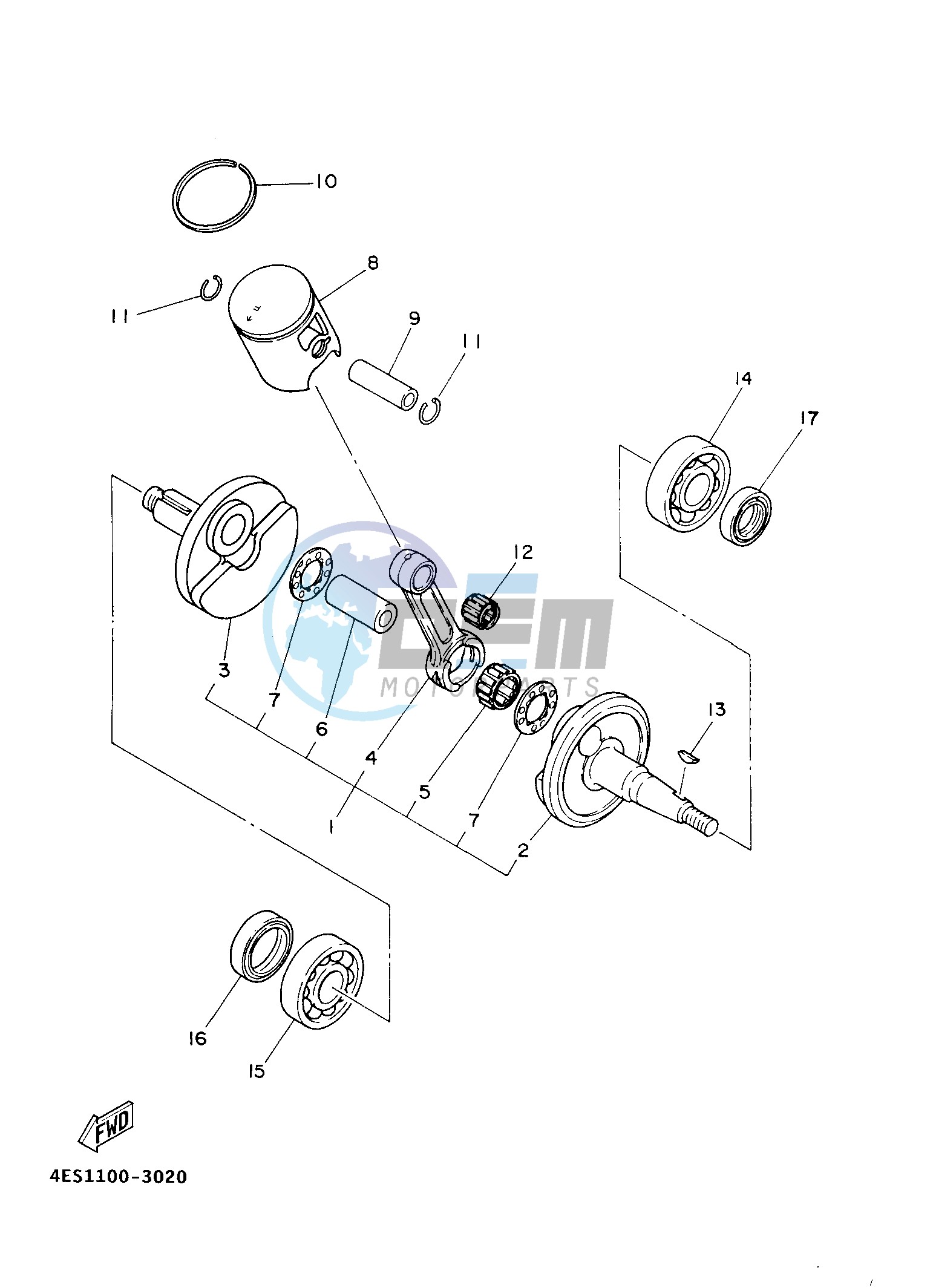 CRANKSHAFT & PISTON