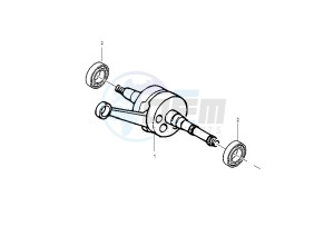 Zip 50 4T drawing Crankshaft