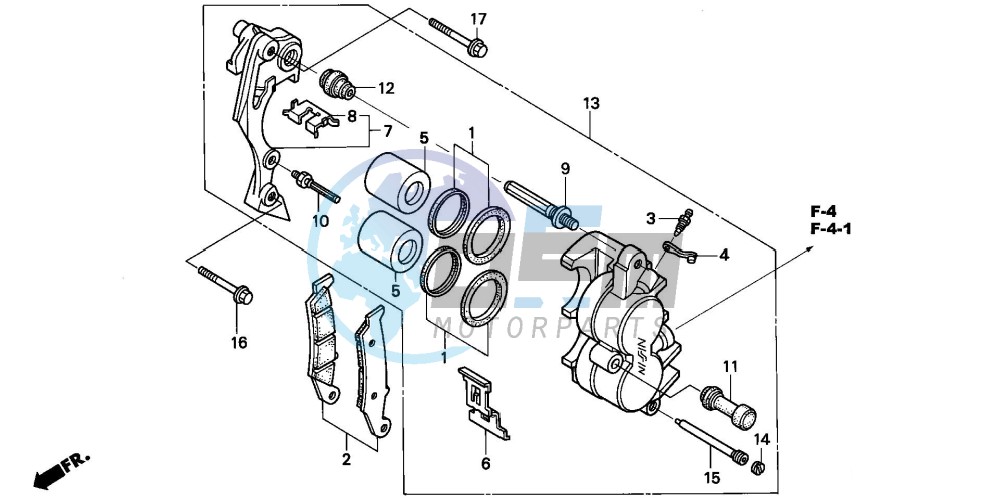 FRONT BRAKE CALIPER