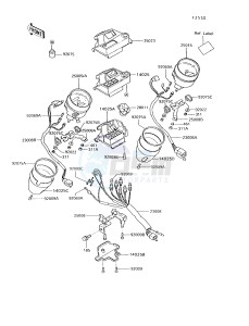 VN 750 A [VULCAN 750] (A10-A14) [VULCAN 750] drawing METER-- S- -