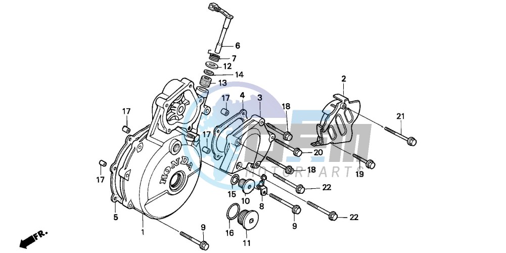 LEFT CRANKCASE COVER