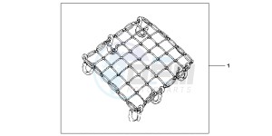 SH125RC drawing RUBBER NET A