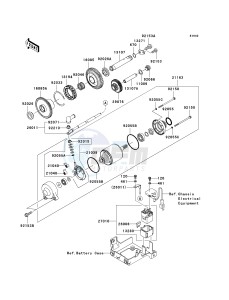 ZG 1400 A [CONCOURS 14 ABS] (8F-9F) A8F drawing STARTER MOTOR