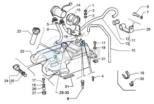 Hexagon 250 GT (5791881) 5791881 drawing Fuel Tank