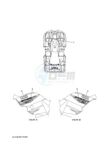 YFM450FWAD GRIZZLY 450 EPS (BM71) drawing GRAPHICS