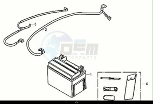 JET 14 125 LC ABS (XC12WX-EU) (E5) (M1) drawing BATTERY - TOOL BOX