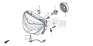 CBR600FS drawing HEADLIGHT (1)