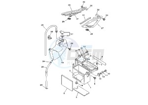 TDM 850 drawing OIL TANK