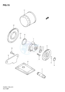 DL650 (E2) V-Strom drawing OIL PUMP