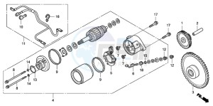 PES150R 125 drawing STARTING MOTOR