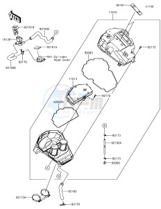 Z650 ER650HHF XX (EU ME A(FRICA) drawing Air Cleaner