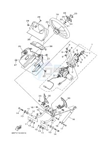 YXZ1000R SS YXZ10YESJ YXZ1000R SS (B0F3) drawing STEERING 2